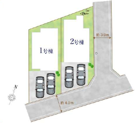 船橋市金杉７丁目　新築一戸建て　ハートフルタウン_画像2