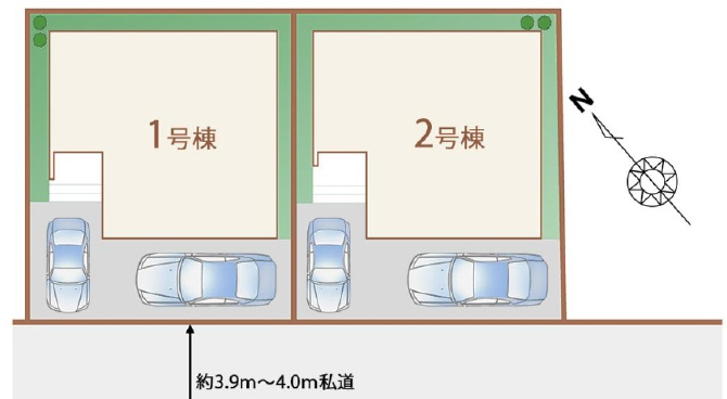 船橋市高根台６丁目　新築一戸建て　　ハートフルタウン_画像2