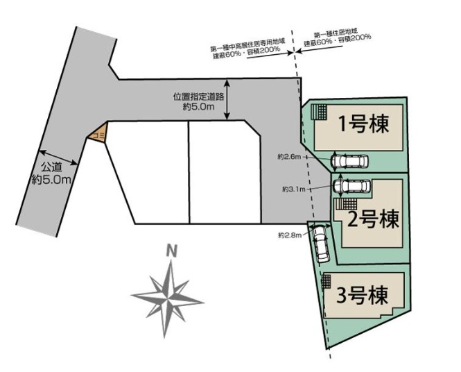 船橋市三咲２丁目　新築一戸建て　ブルーミングガーデン_画像2