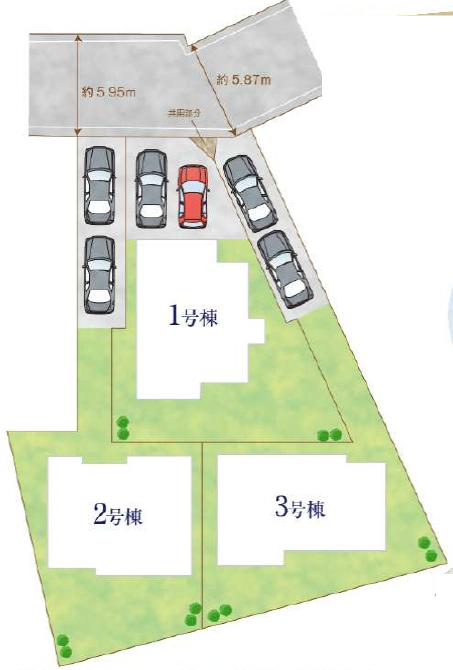 船橋市習志野２丁目　新築一戸建て　ハートフルタウン_画像2