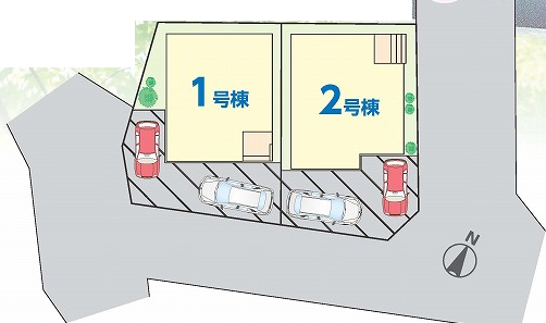 船橋市松が丘２丁目　Ⅲ期　新築一戸建て　ハートフルタウン_画像2