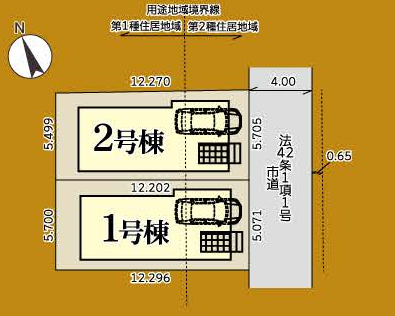 船橋市北本町２丁目　新築一戸建て　リーブルガーデン_画像2