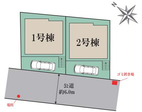 船橋市新高根３丁目　新築一戸建て　ブルーミングガーデン_画像2