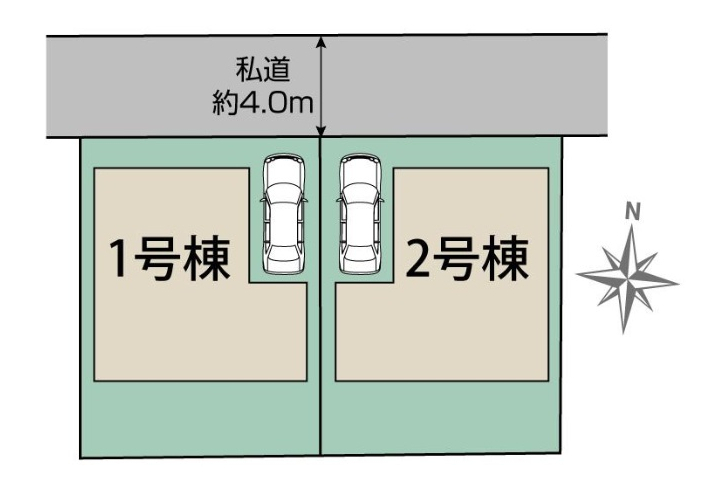 船橋市大穴北１丁目　新築一戸建て　ブルーミングガーデン_画像2