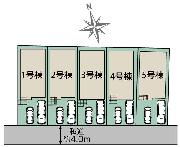 船橋市夏見台３丁目　新築一戸建て　ブルーミングガーデン_画像2