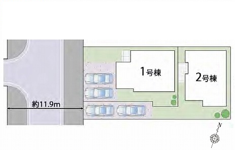 船橋市習志野台６丁目　新築一戸建て　ハートフルタウン_画像2