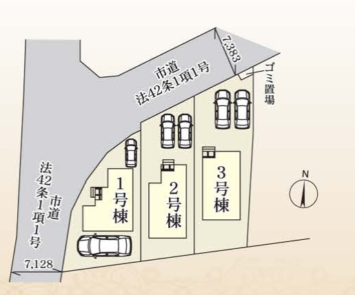 船橋市二和東１丁目　新築一戸建て　リーブルガーデン_画像2