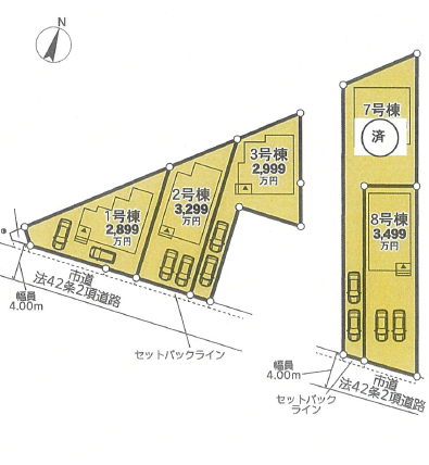 松戸市六実２丁目　新築一戸建て　クレイドルガーデン　８号棟_画像1