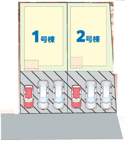 鎌ケ谷市東初富３丁目　新築一戸建て　ハートフルタウン_画像2