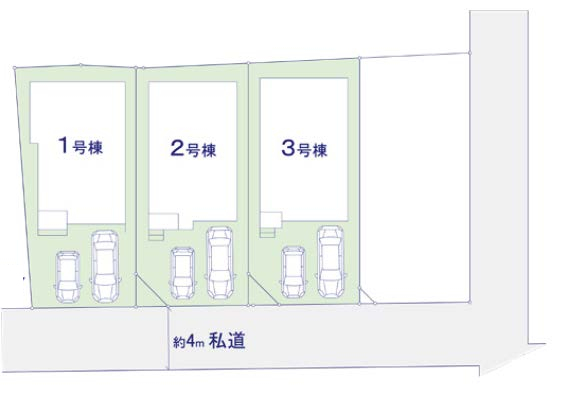 船橋市高根台６丁目　新築一戸建て　エルデ_画像2