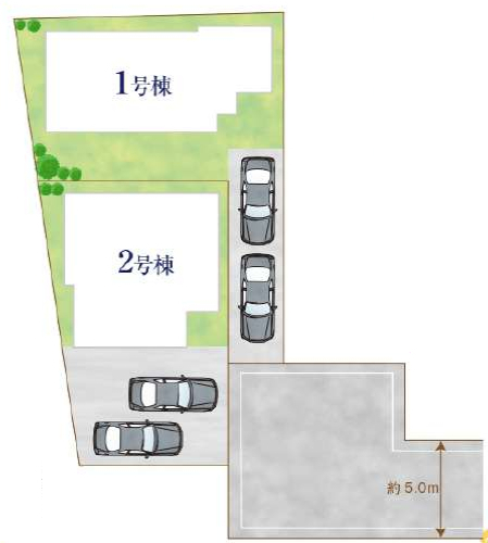 鎌ケ谷市北中沢３丁目　新築一戸建て　ハートフルタウン_画像2