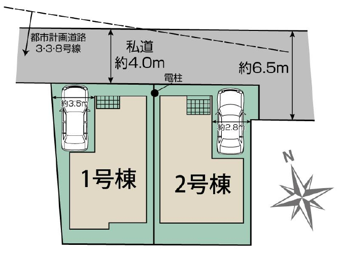 船橋市夏見台１丁目　新築一戸建て　ブルーミングガーデン_画像1