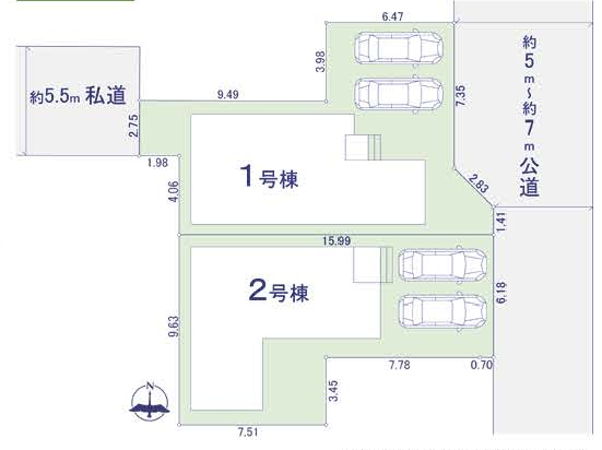 鎌ケ谷市くぬぎ山３丁目　新築一戸建て　エルデ_画像2