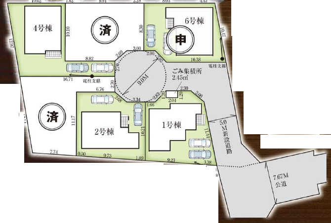 鎌ケ谷市北中沢２丁目　新築一戸建て　グラファーレ_画像2