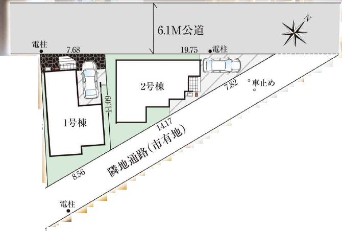 船橋市三山５丁目　新築一戸建て　グラファーレ_画像2