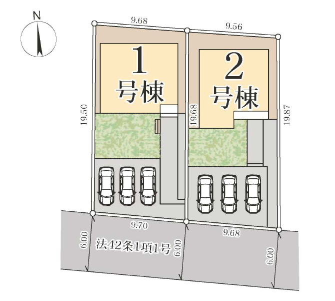 市川市大野町２丁目　新築一戸建　リーブルガーデン_画像2