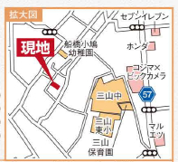 船橋市三山５丁目　新築一戸建て　グラファーレ_画像3