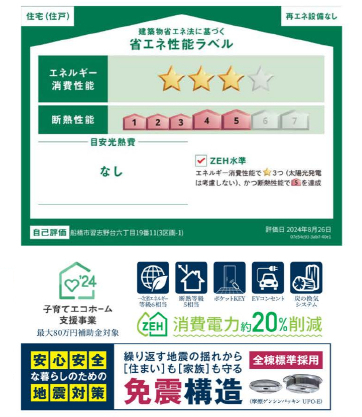 船橋市習志野台６丁目　新築一戸建て　フレスティア　３号棟_画像4