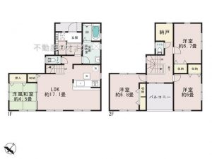 船橋市南三咲２丁目の新築一戸建間取