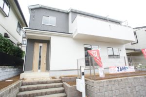 船橋市三咲６丁目の新築一戸建住宅外観