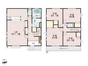 船橋市市立三咲小学校区の新築戸建住宅