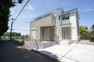 鎌ケ谷市東中沢３丁目の新築一戸建住宅外観