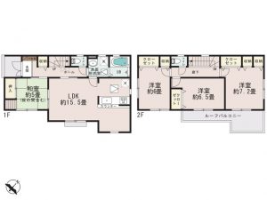 鎌ケ谷市南鎌ケ谷４丁目新築戸建住宅９号棟間取