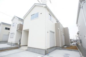 鎌ケ谷市南鎌ケ谷４丁目新築戸建住宅９号棟外観