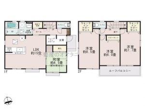 鎌ケ谷市北中沢１丁目の新築住宅